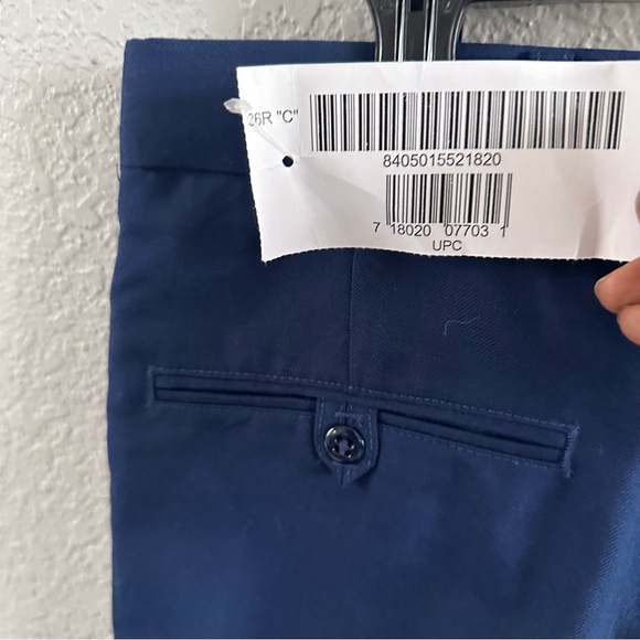 NWT Military Ceremonial Dress Trousers Men’s 36R Navy Wool Blend Gold Stripe - Picture 5 of 9